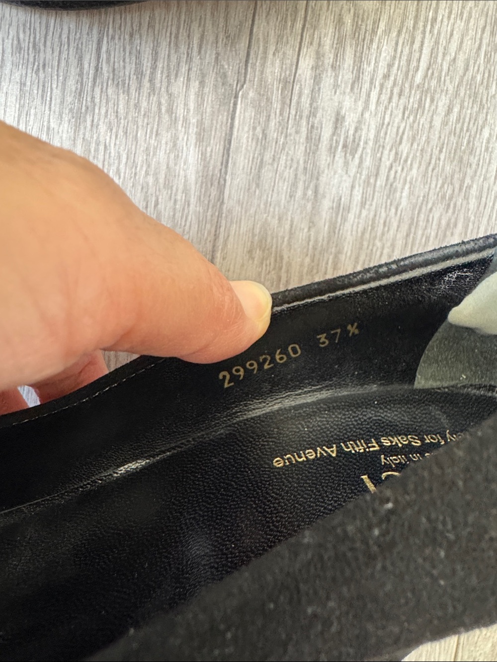 Gucci Y2K Black Suede Platform Pumps Heels Size 37.5 Coquette Girl Party Glam - Picture 10 of 10